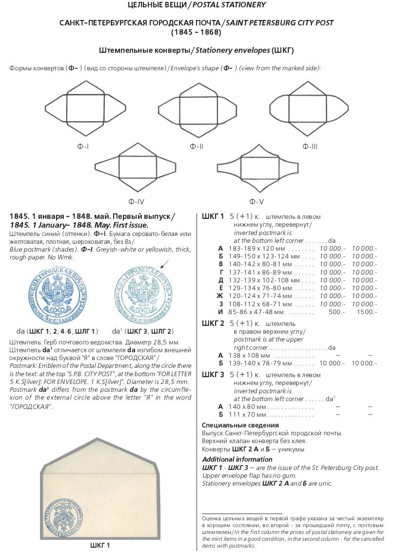 Российская империя.Специализированный каталог почтовых марок 1845-1917 годов.The Russian empire.Specialized catalogue of postage stamps 1845-1917 years.
